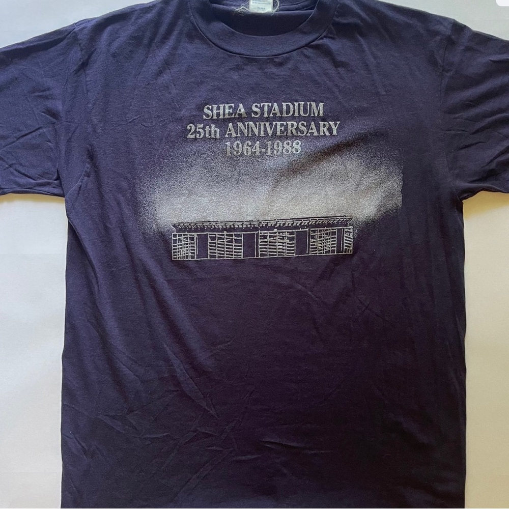 Vintage Shea Stadium 25th Anniversary Single Stitch Tee